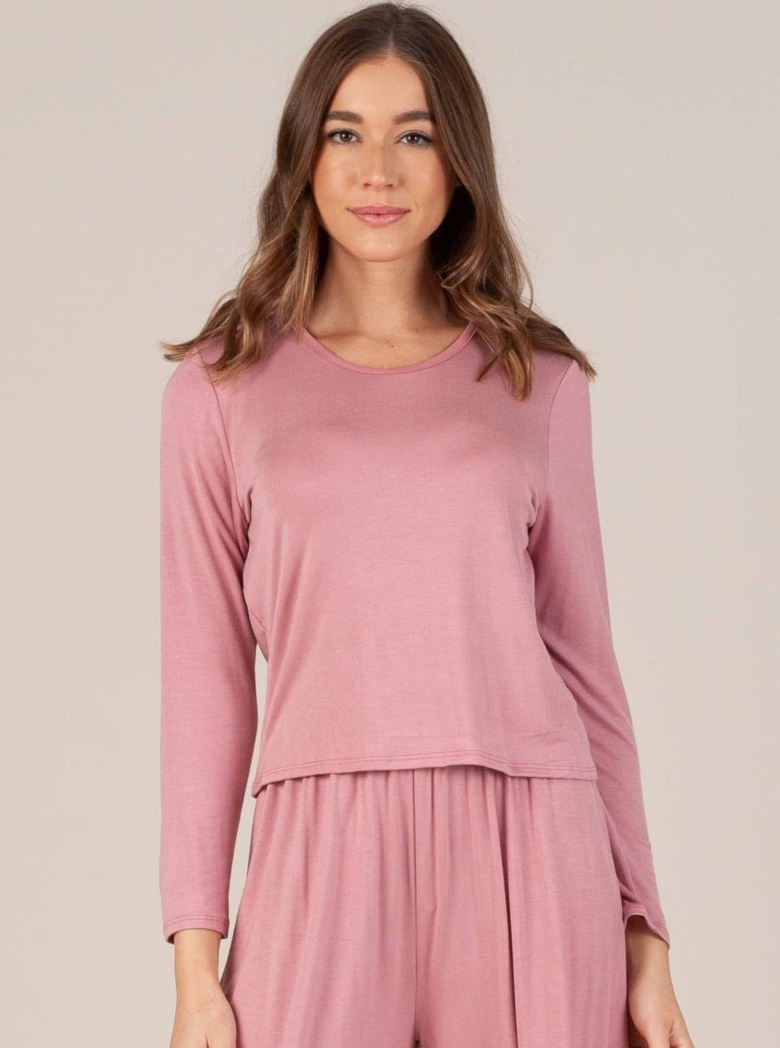 Women’s Rayon Crew Neck Lounge Top