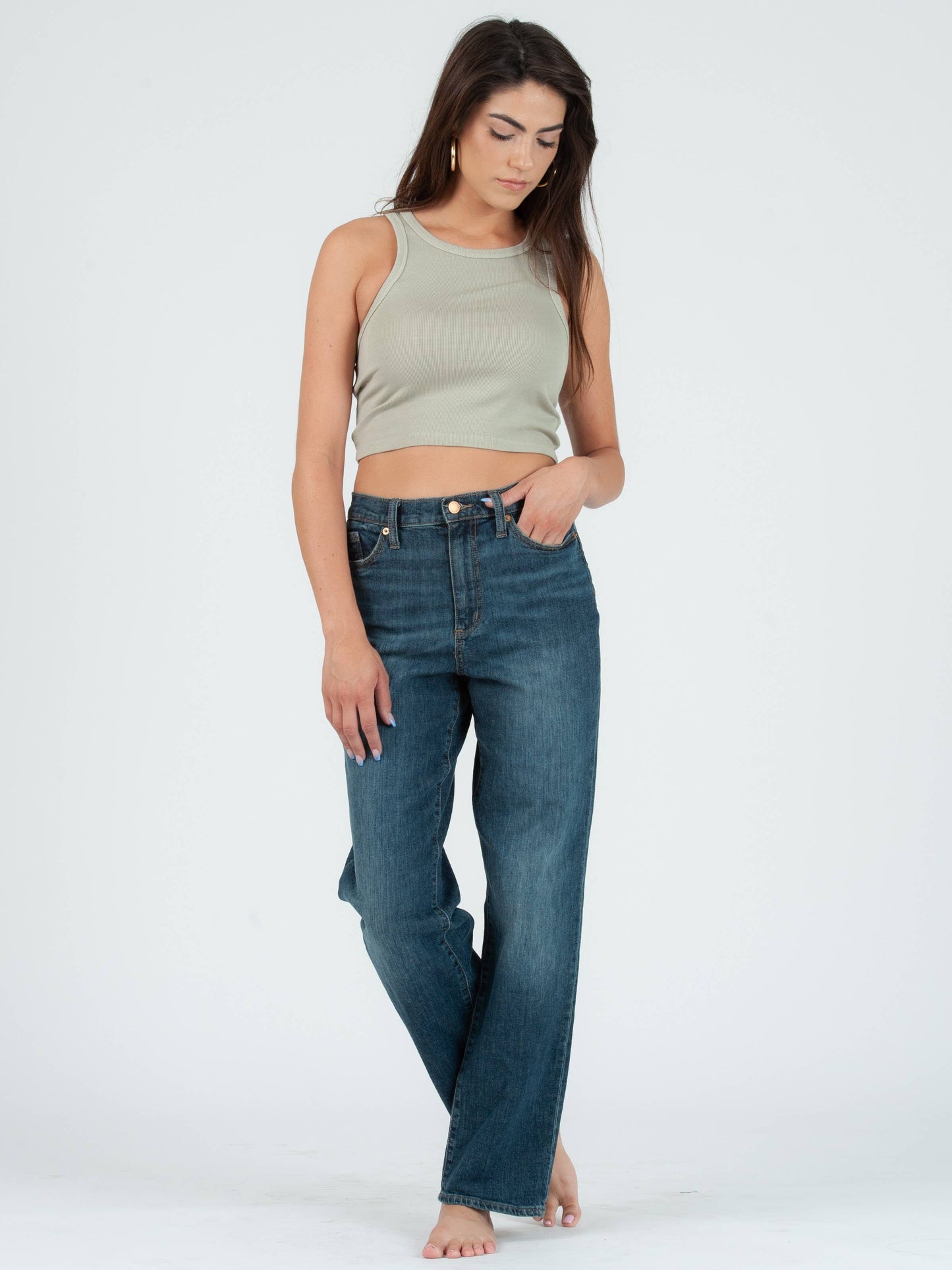 Women's Knit Tank Top SAGE
