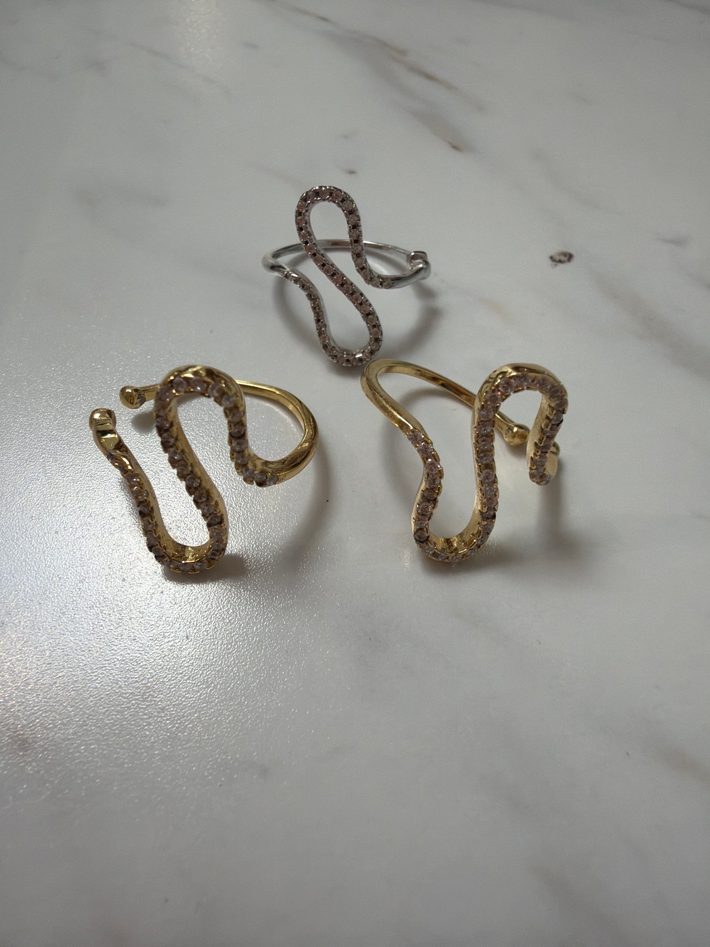 Women’s Silver Snake Rings