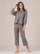 Women’s Long Sleeve Raw Hem Tee Shirt