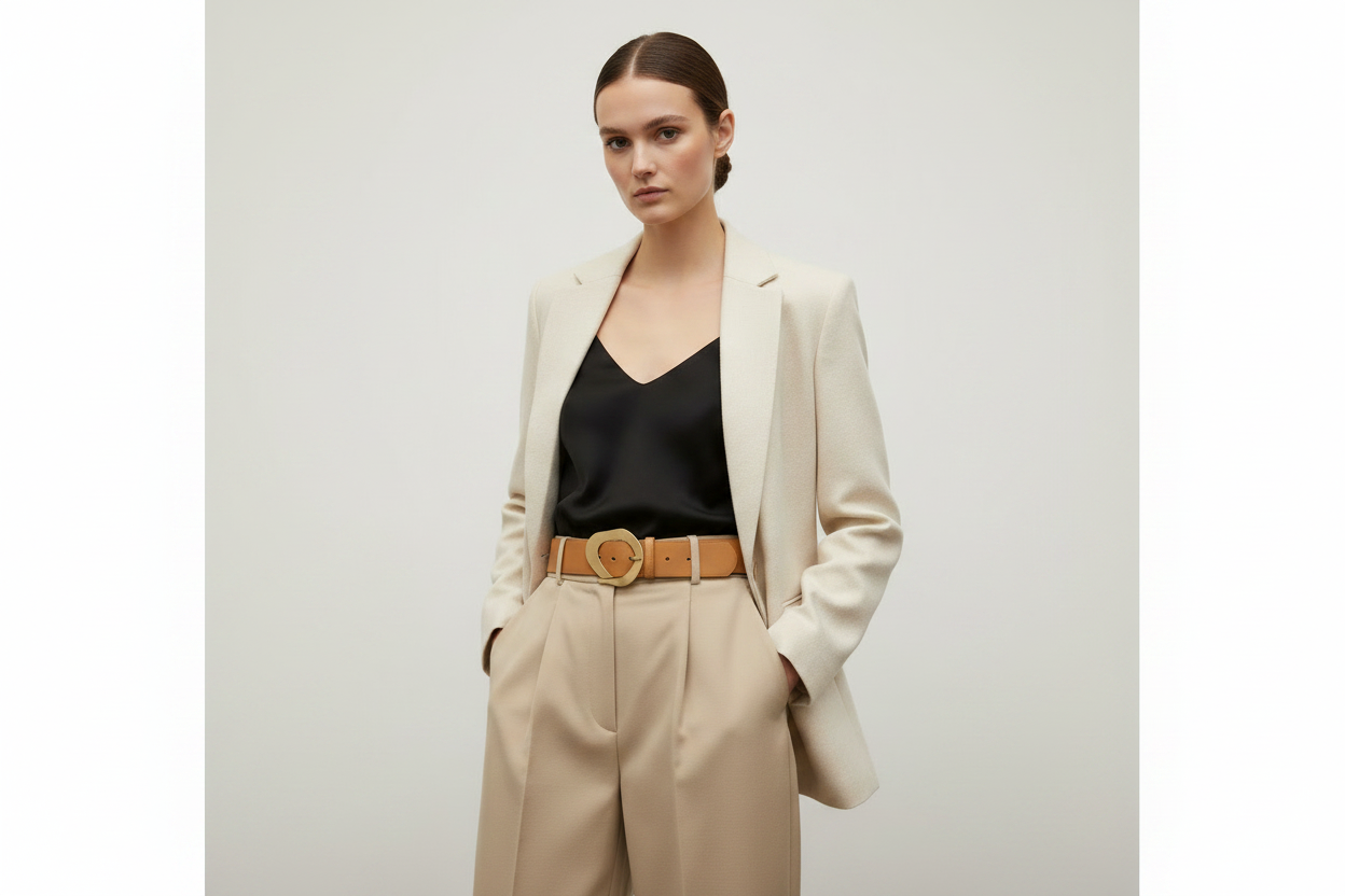 Women’s Italian leather belt