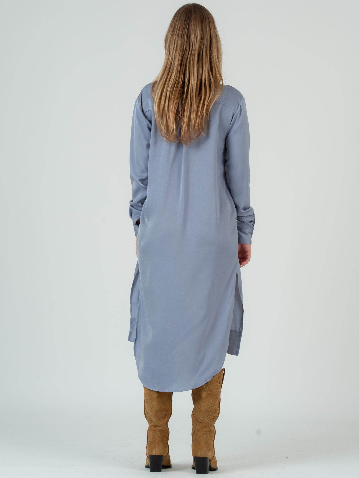 Women’s Brushed Satin Midi Dress