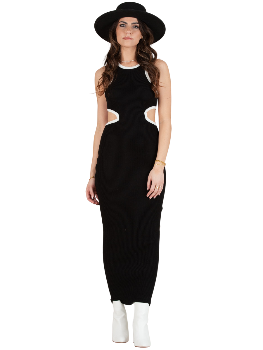 Women’s Ribbed Knit Sweater Dress