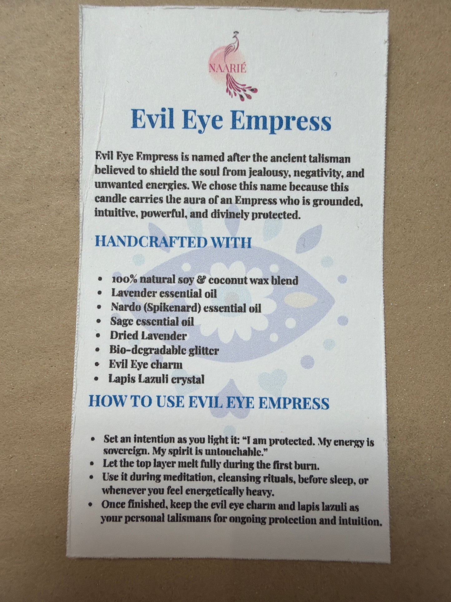 Evil Eye Empress Candle