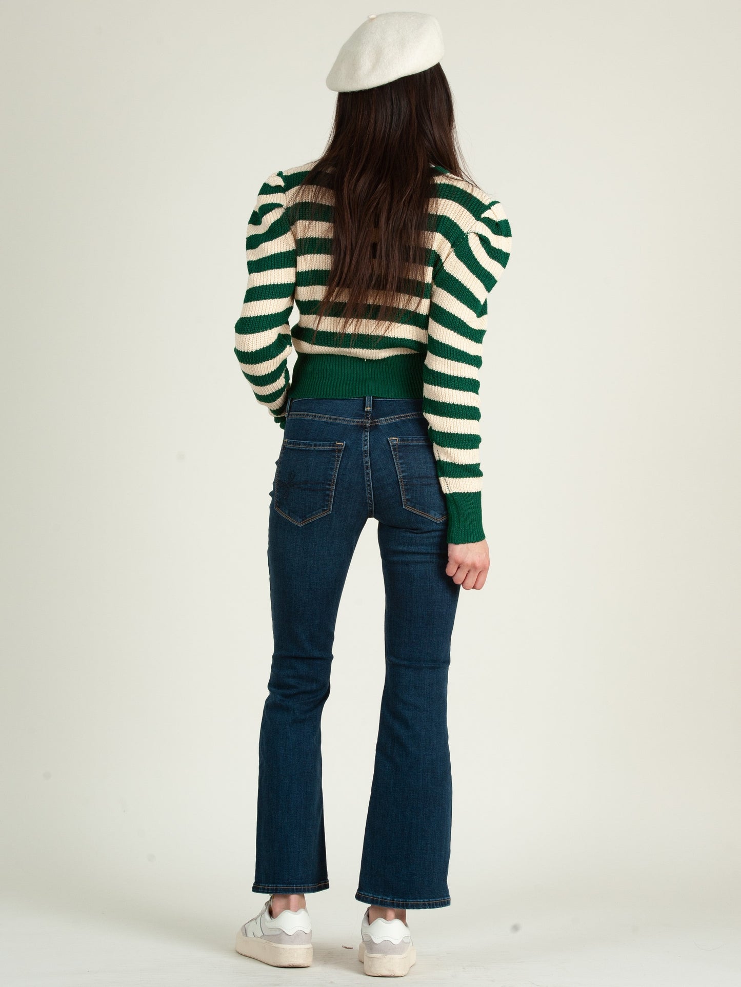 Women’s Striped Crew Neck Sweater
