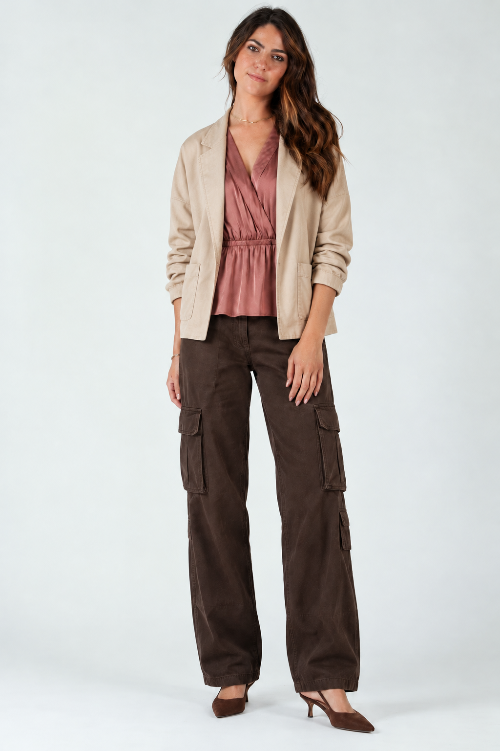 Women’s Brushed Satin Blouse