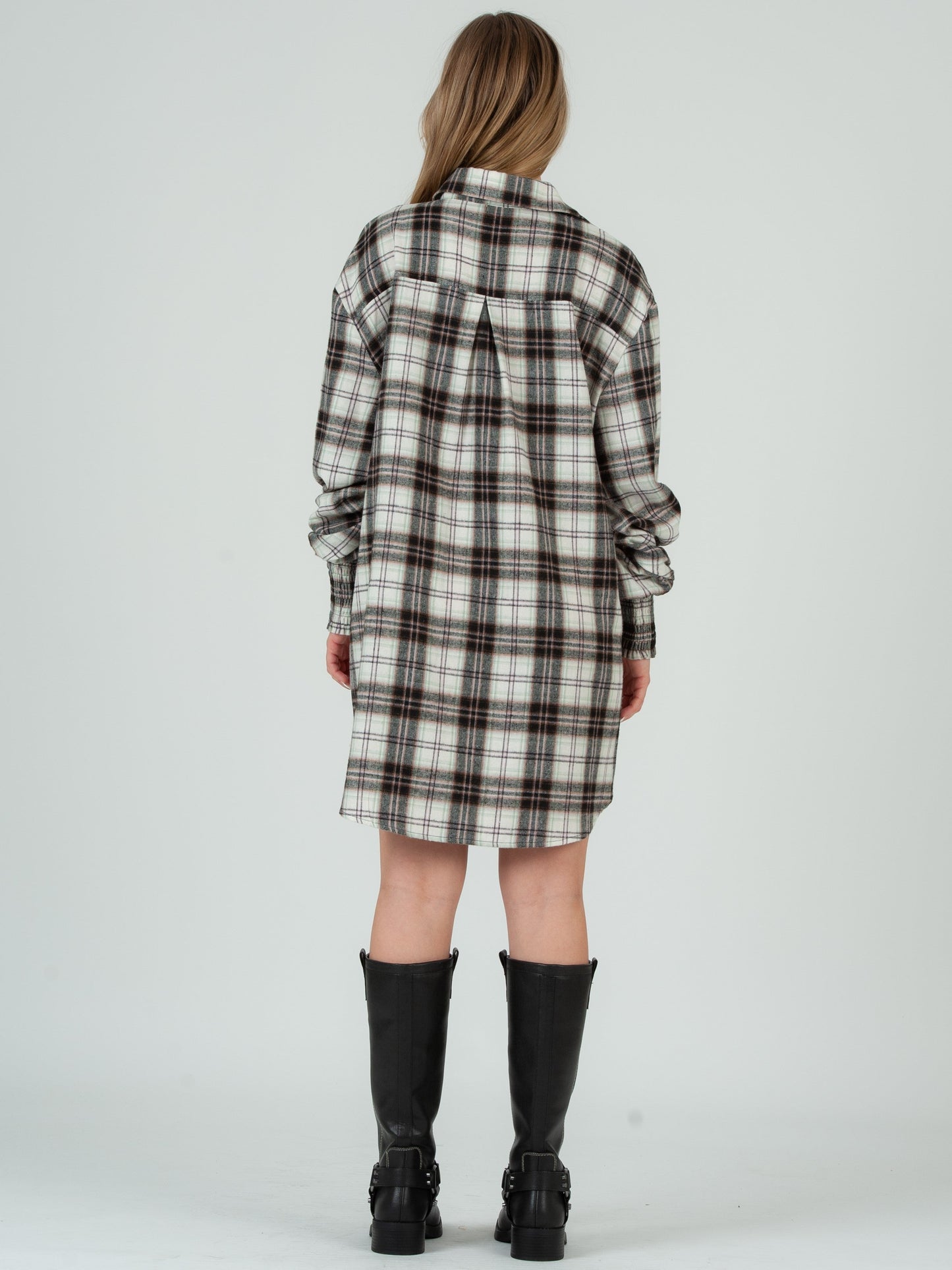 Women’s Flannel Shirt Dress