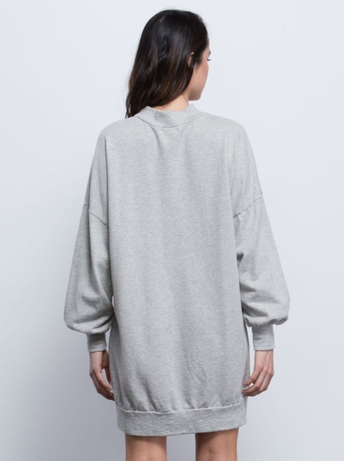 Women’s French Terry Mock Neck Dress