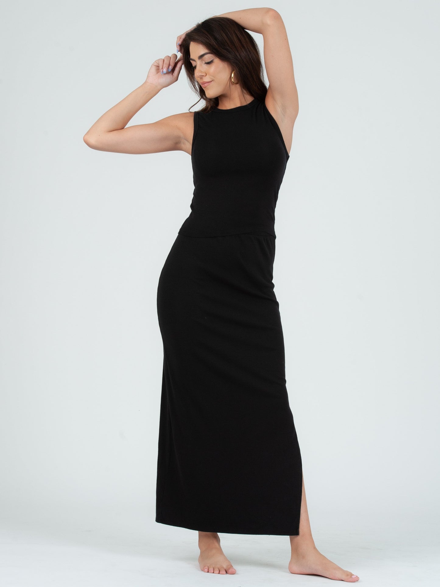 KENDALL PENCIL SKIRT-BLACK