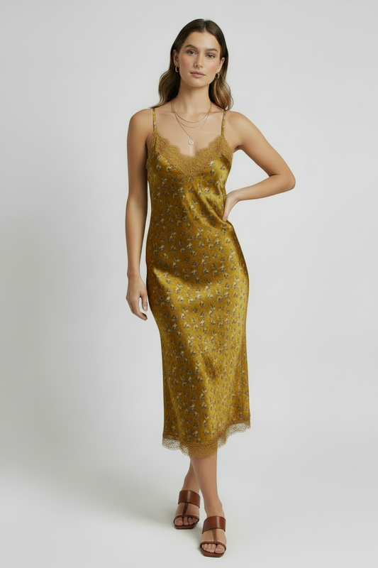 Women’s Lace Trim Slip Dress