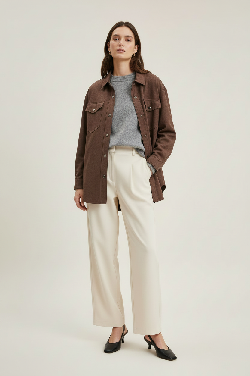 Women’s Faux Suede Shacket
