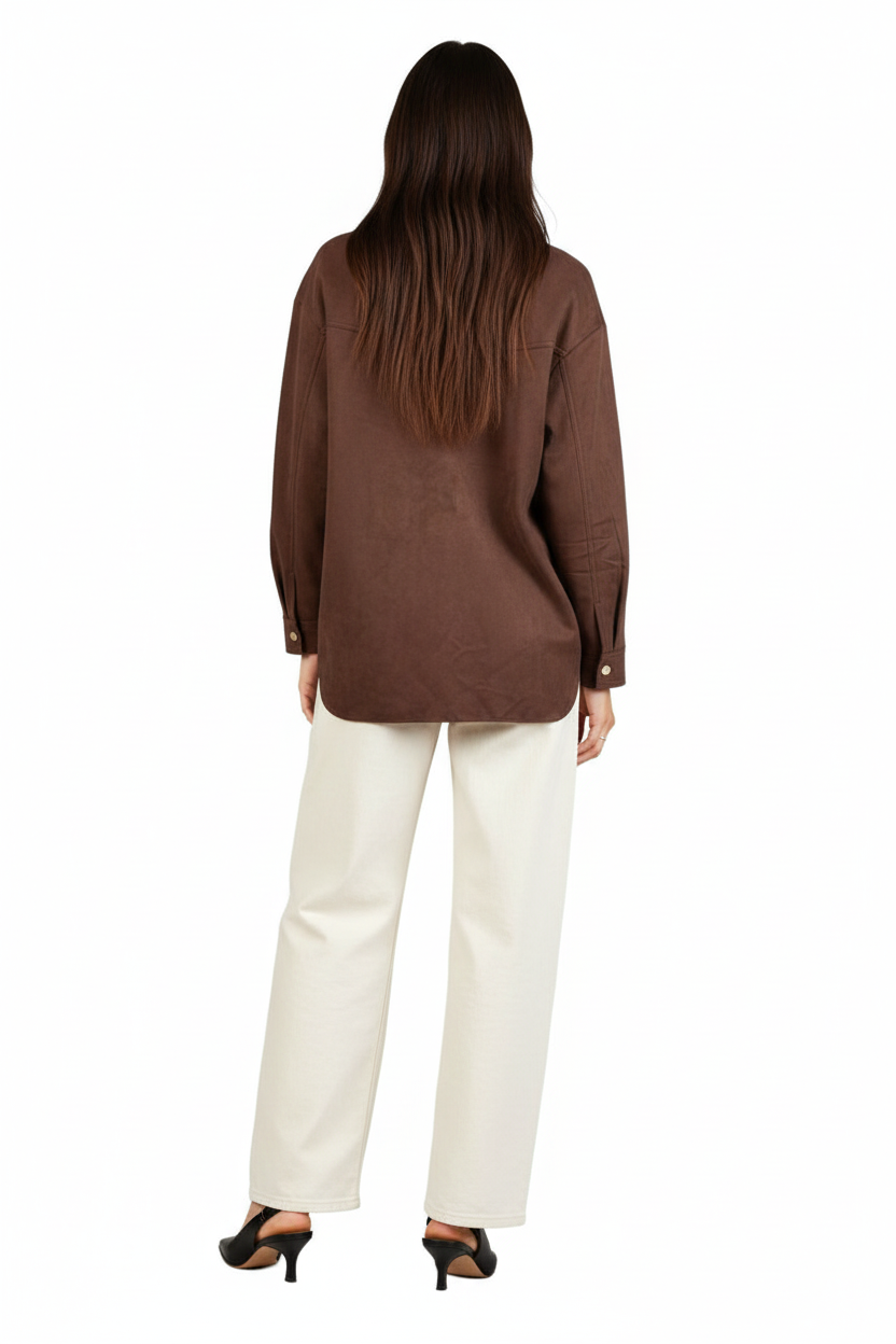 Women’s Faux Suede Shacket