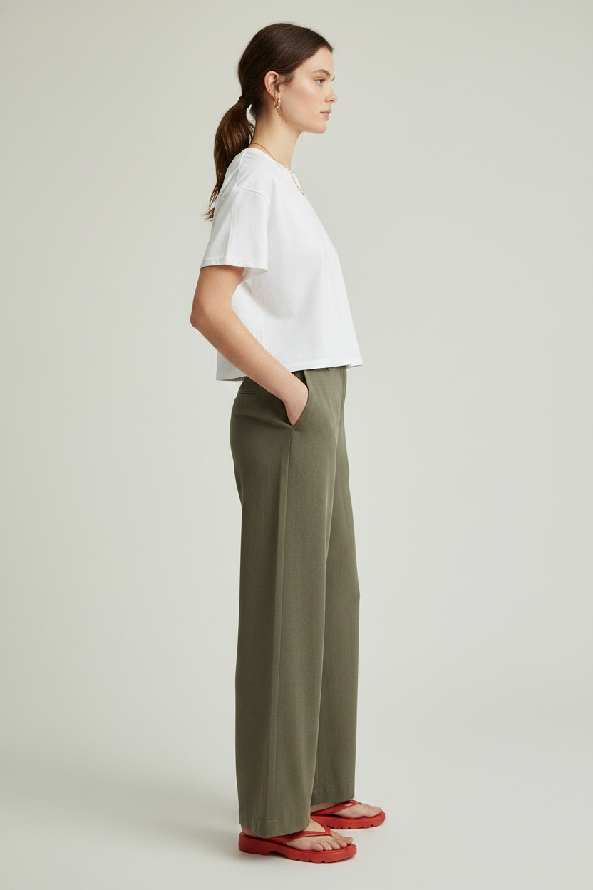 Women’s Cotton Long Cropped T-Shirt