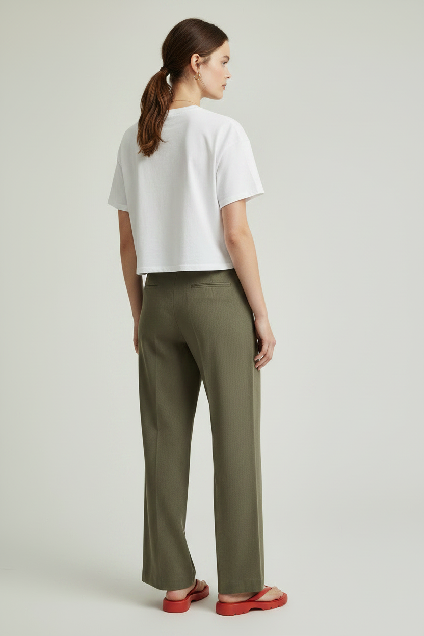 Women’s Cotton Long Cropped T-Shirt