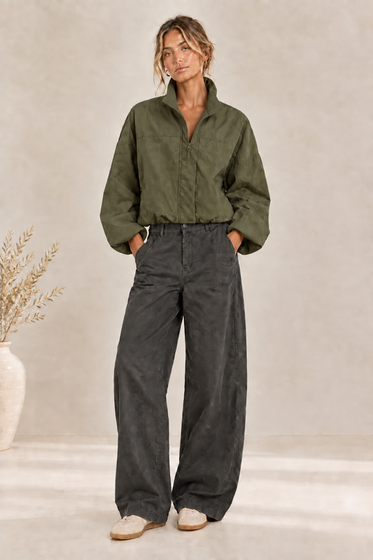 Women’s Cotton Wide Leg Relaxed Pants