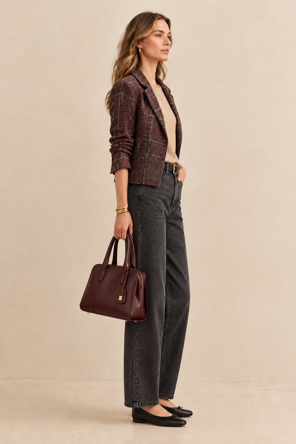 Women’s Tweed Moto Jacket