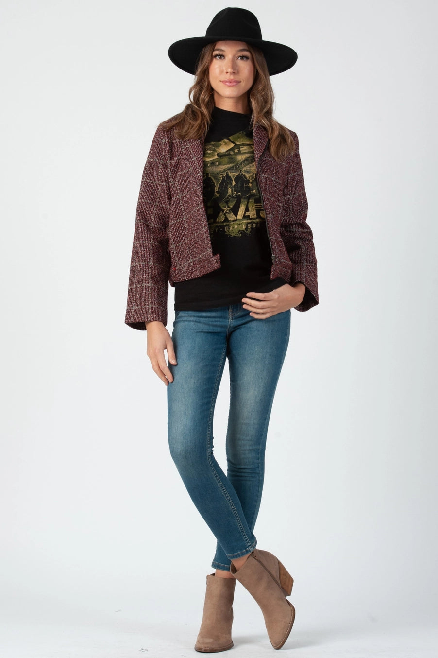 Women’s Tweed Moto Jacket