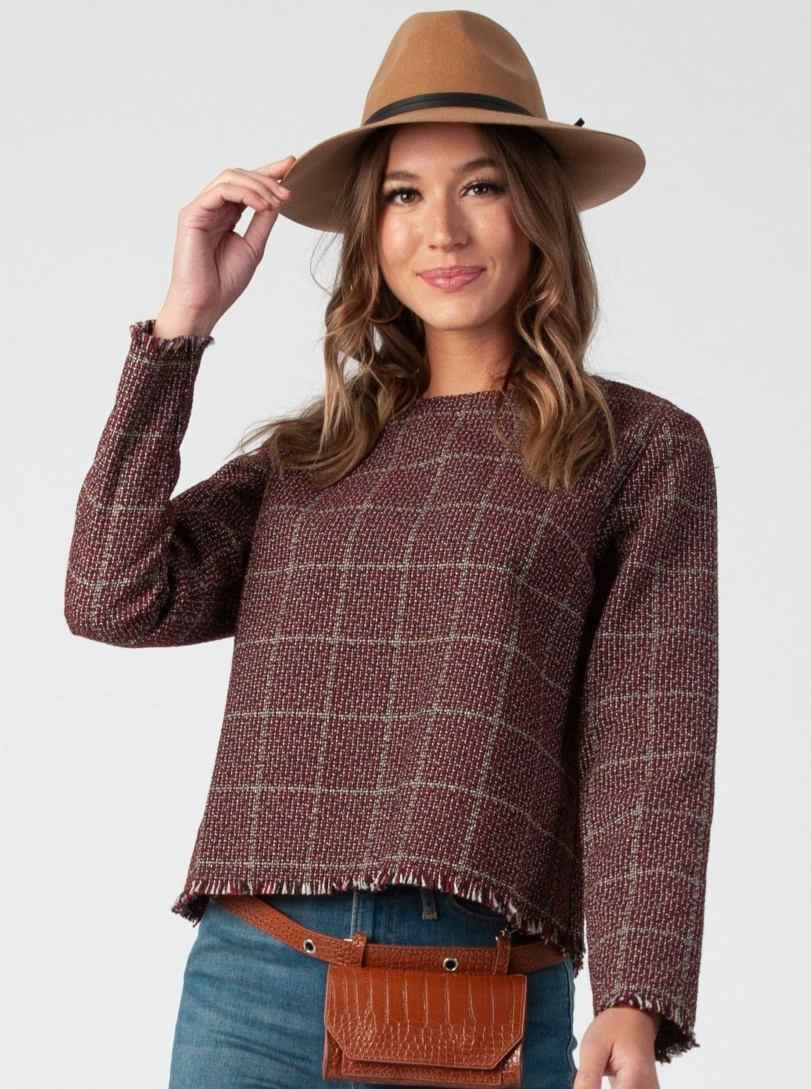 Women’s Tweed Blouse