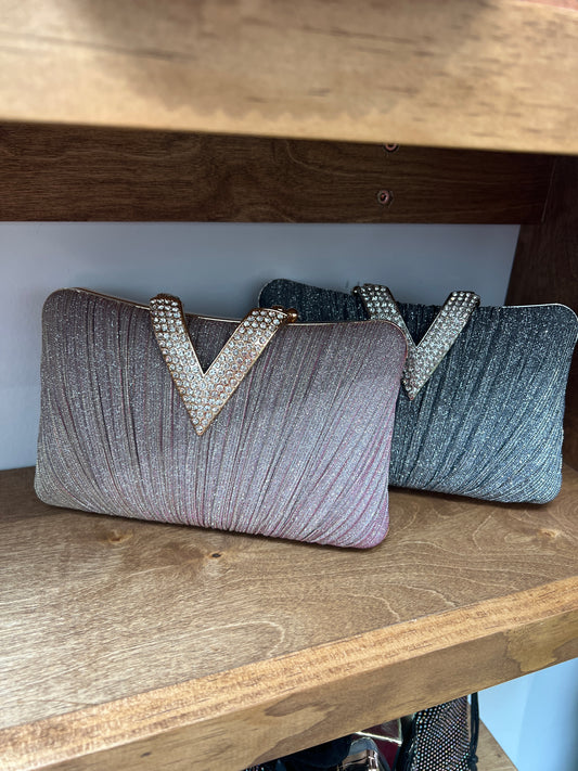 Women’s V Clasp Clutch