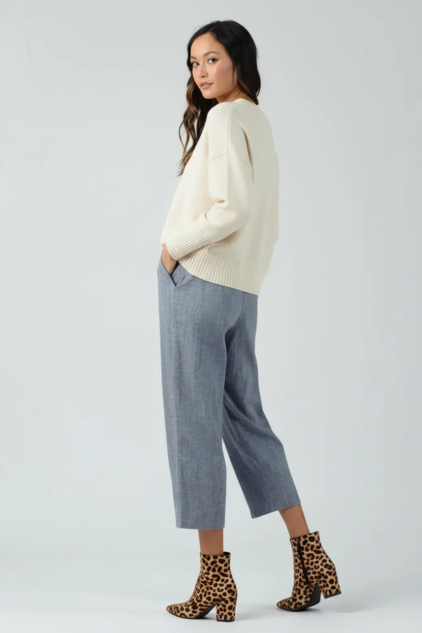 Women’s Linen Cropped Pants