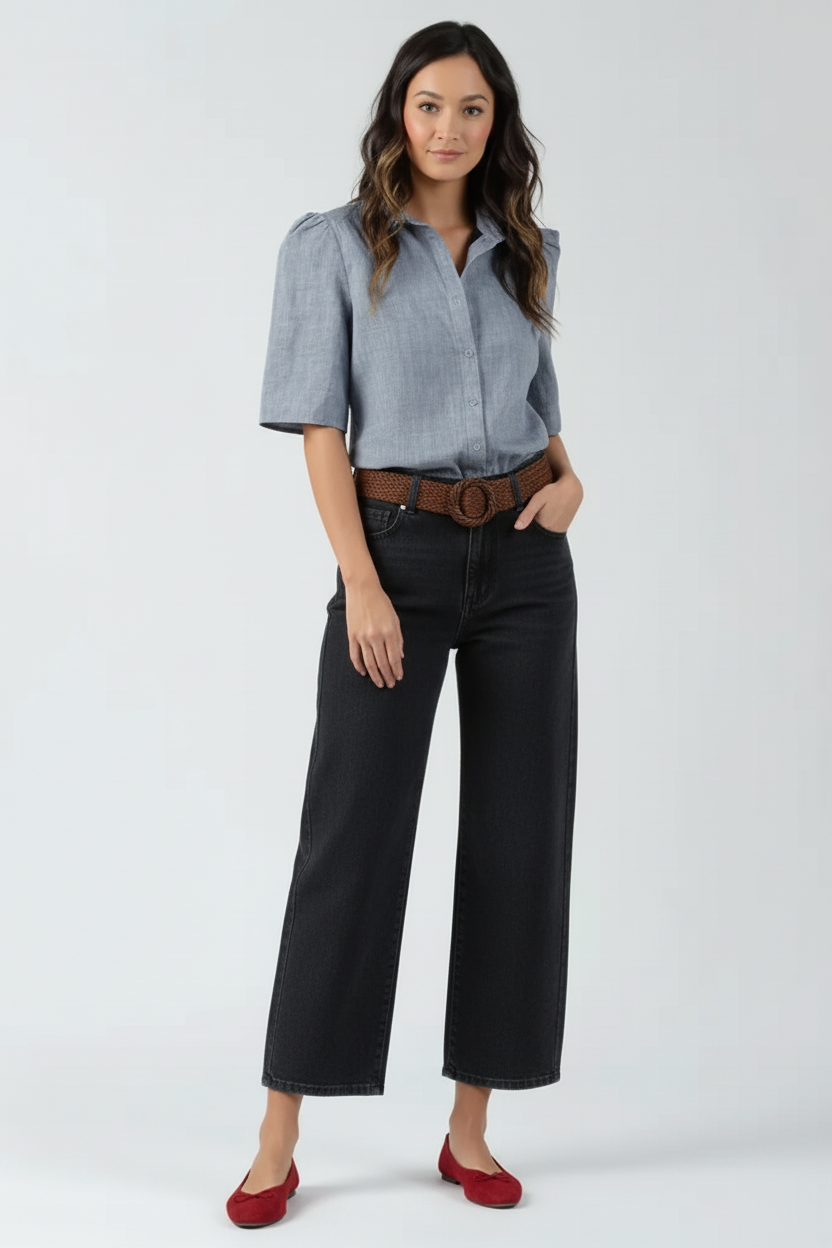 Women’s Linen Button Down Shirt