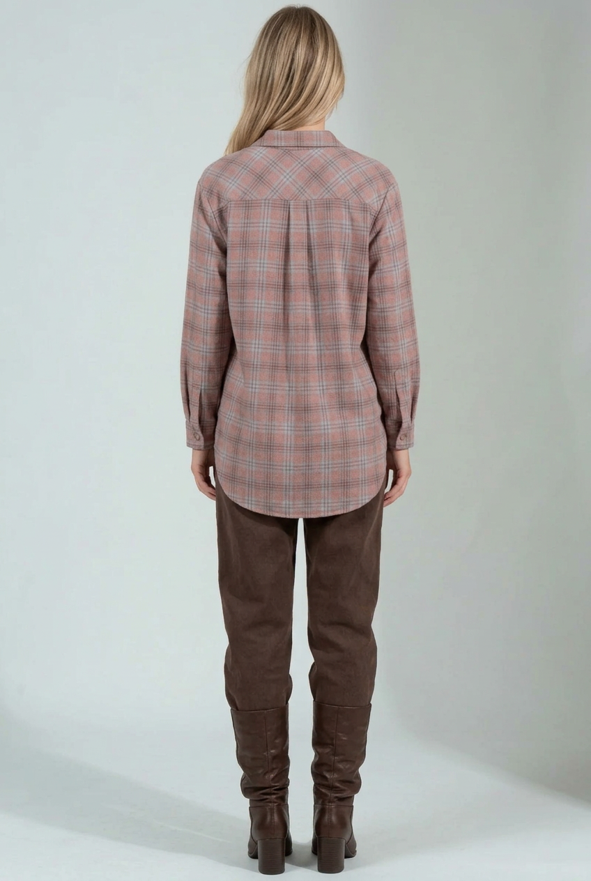 Women’s Plaid Flannel Tunic