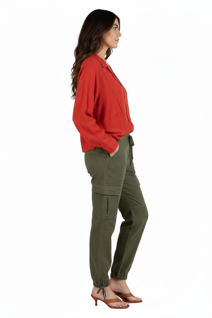Women’s Rayon Button Down Blouse