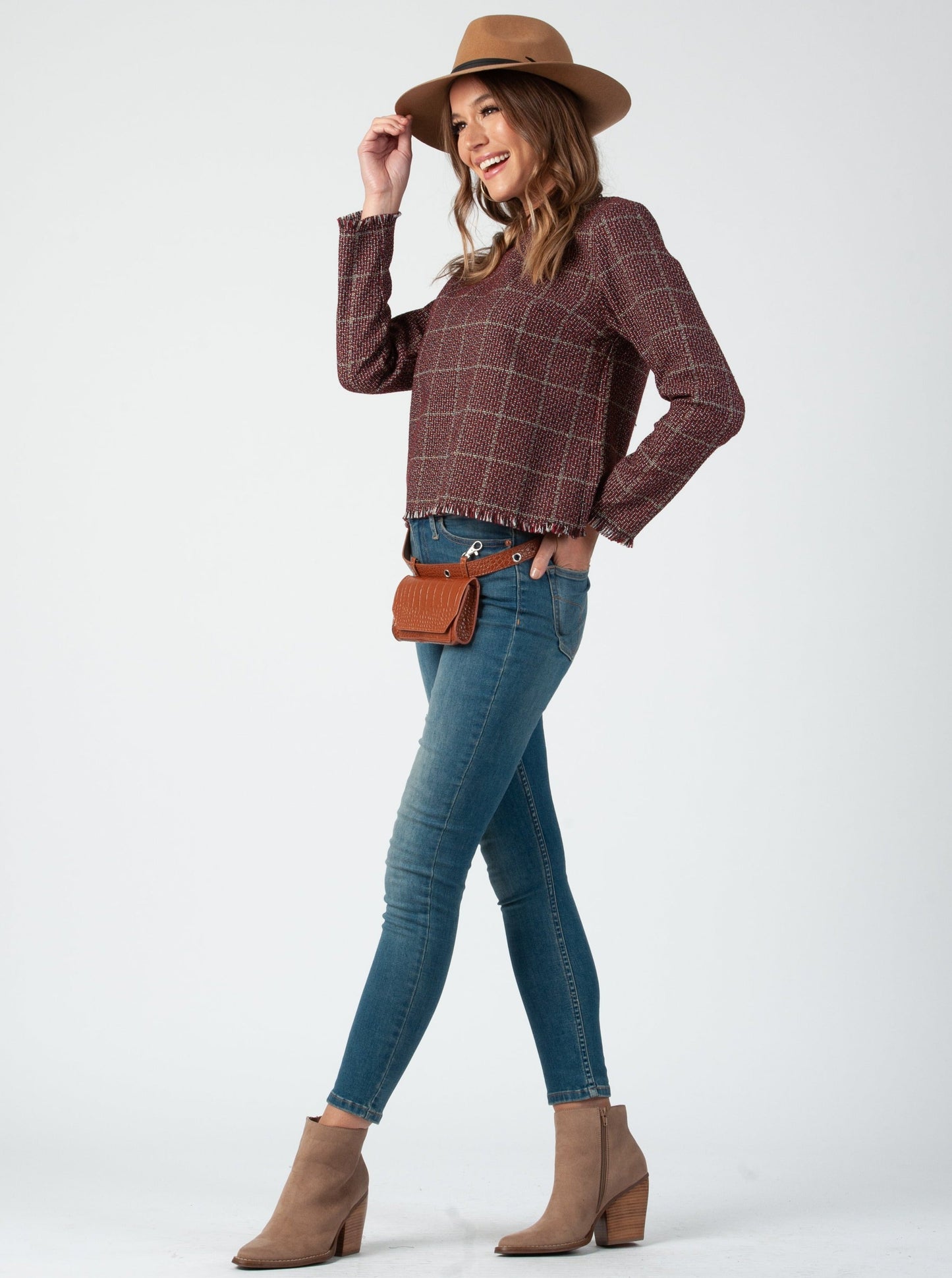 Women’s Tweed Blouse