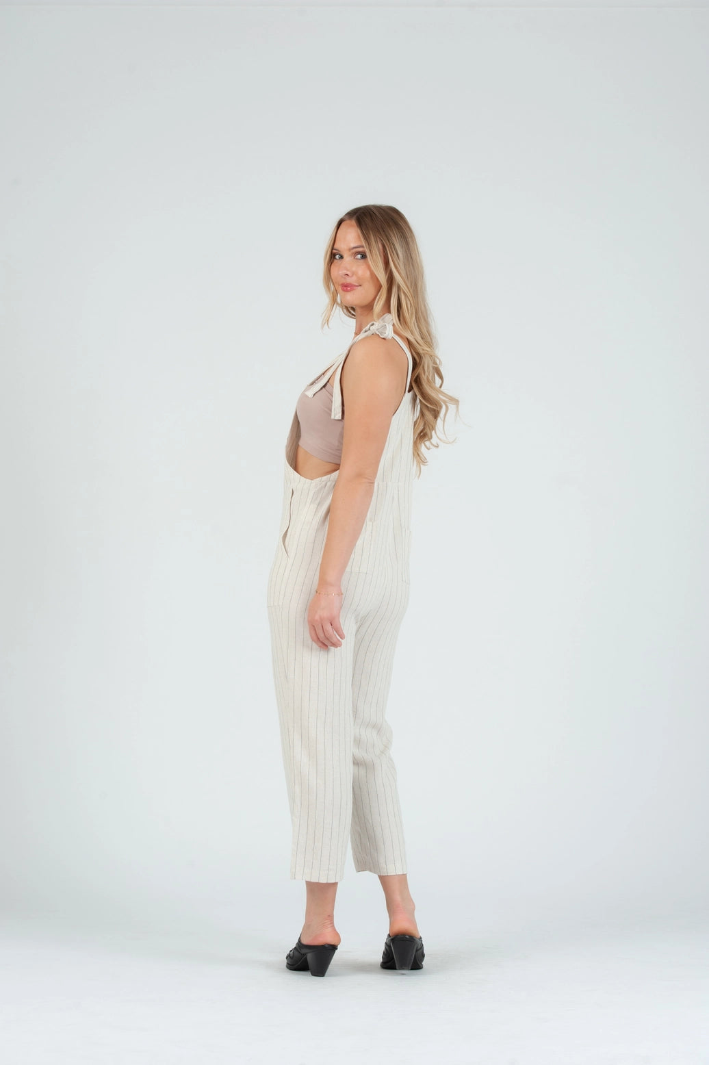 Women's Linen Rayon Overalls