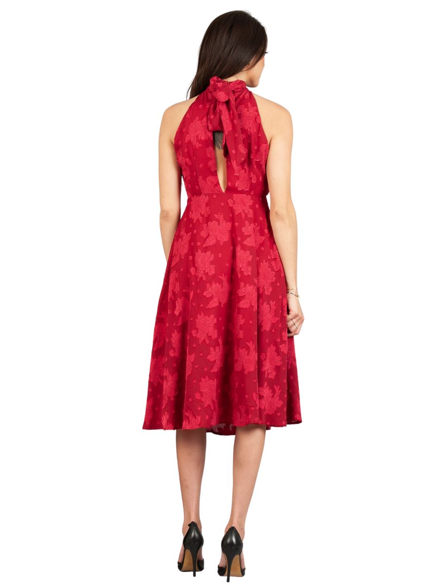 Women’s Mock Neck Midi Dress