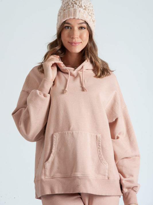 Women’s Garment Dyed Hoodie Sweathshirt