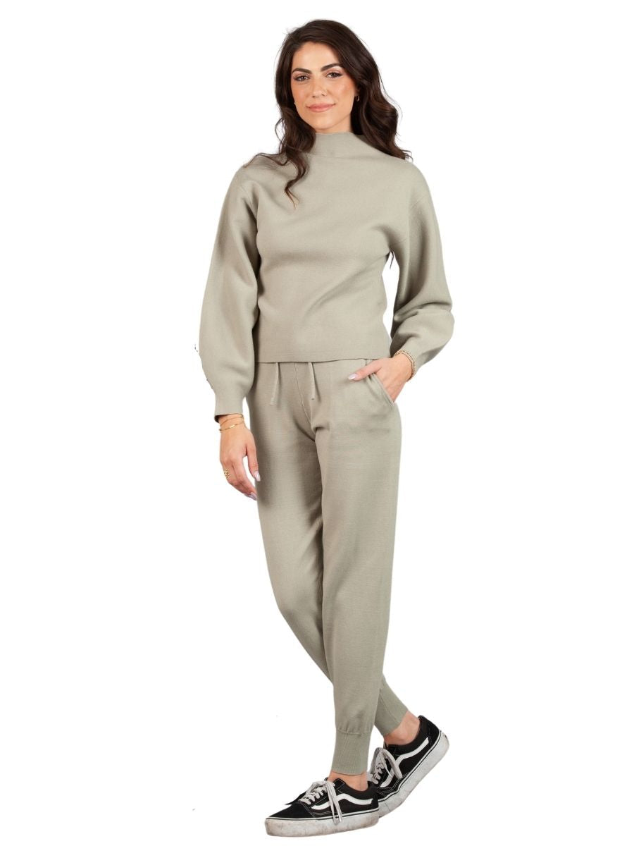 Women’s Mock Neck Knit Sweater