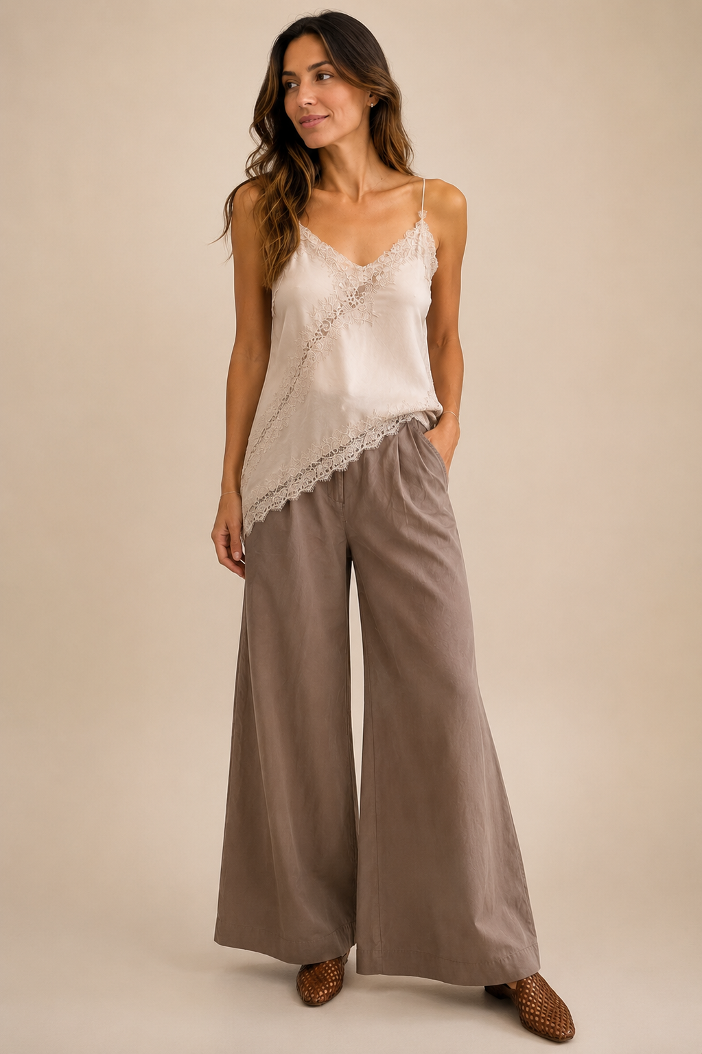 Women’s Satin Lace Cami