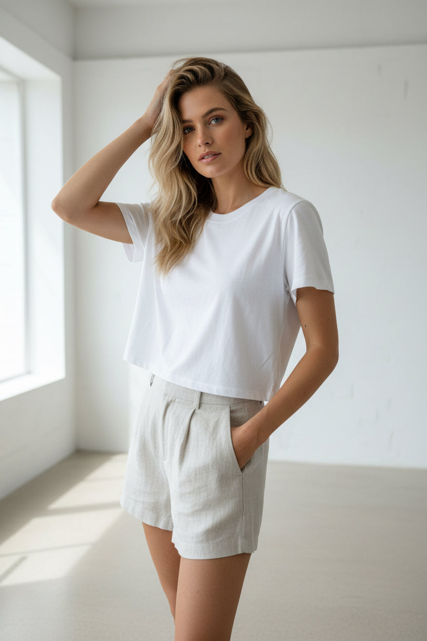 Women’s Short Cropped T-Shirt