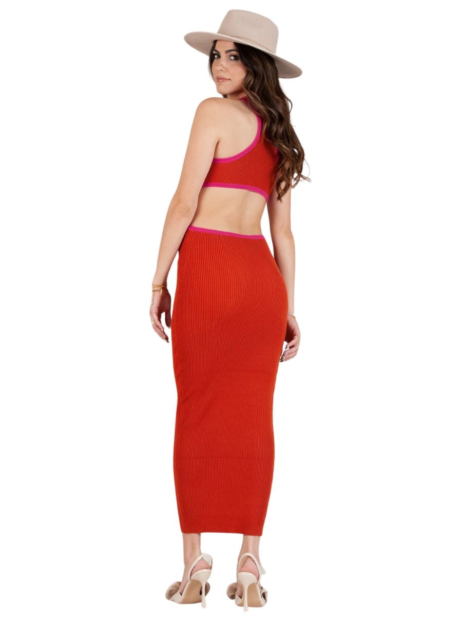 Women’s Ribbed Knit Sweater Dress