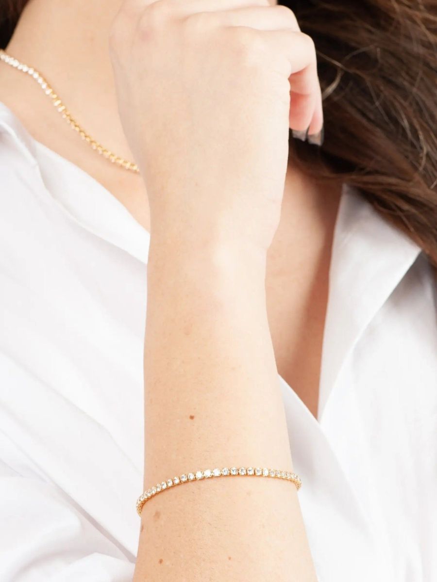 TENNIS BRACELET-WHITE