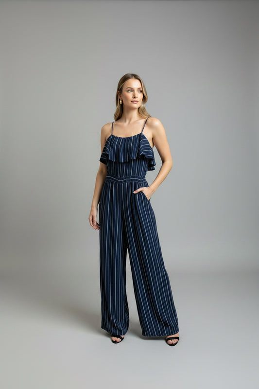 Women’s Striped Jumpsuit