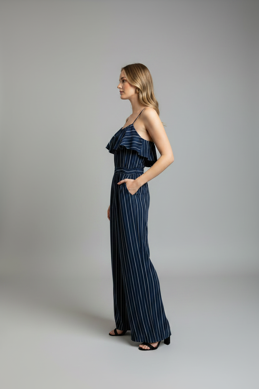 Women’s Striped Jumpsuit