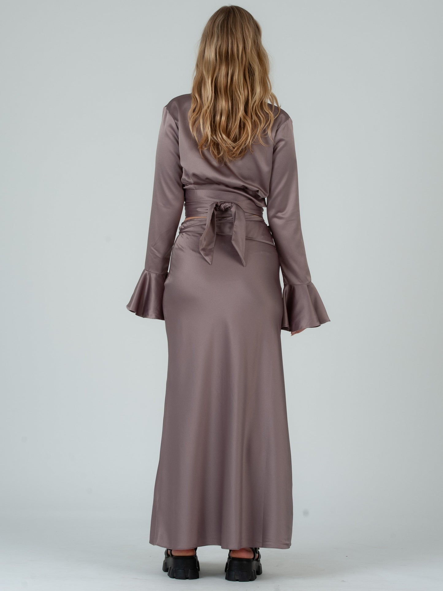 Women’s Maxi Satin Skirt
