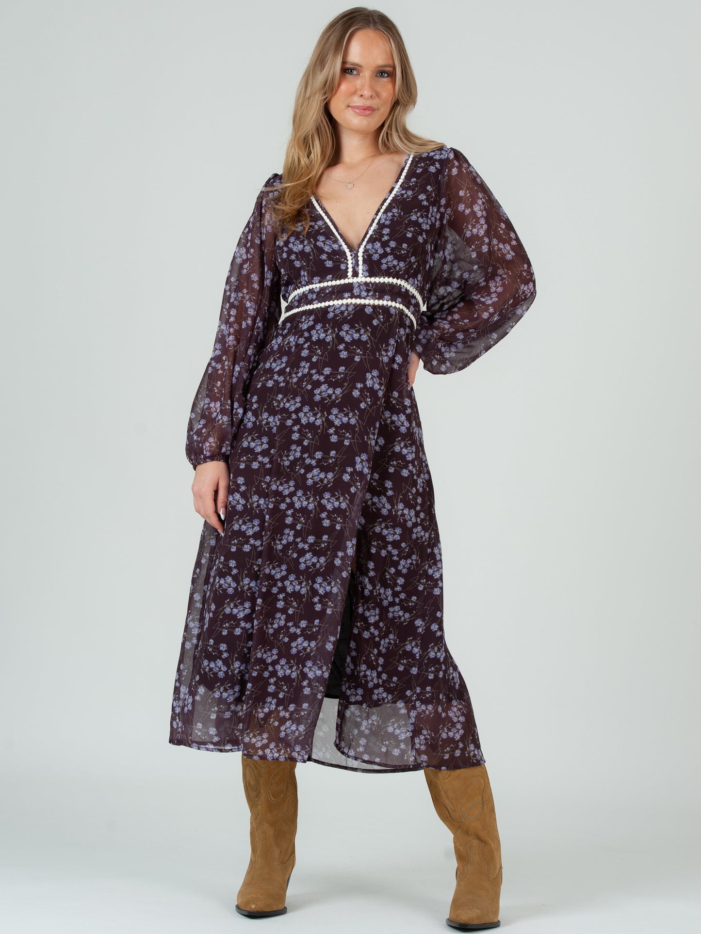 Women’s Floral Midi Dress