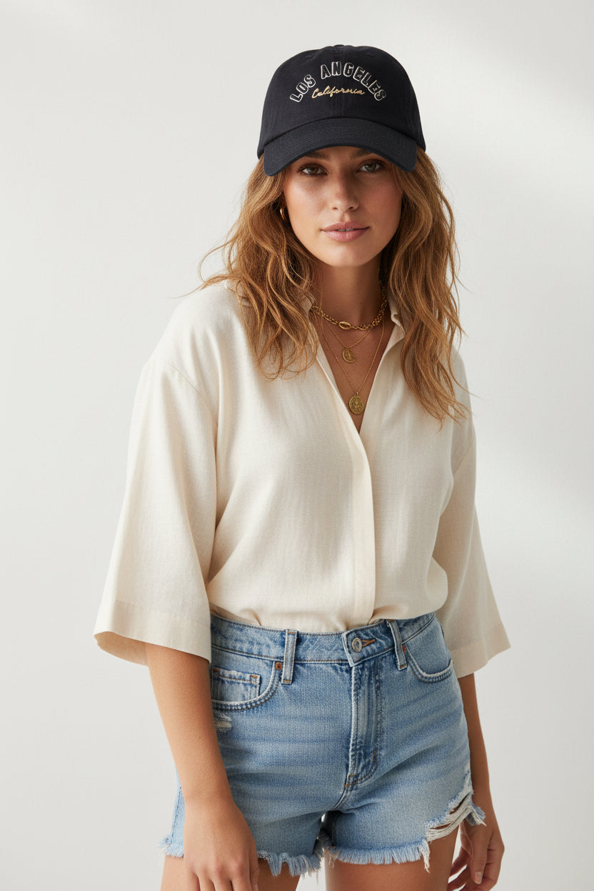 LA, CA Cotton Baseball Cap
