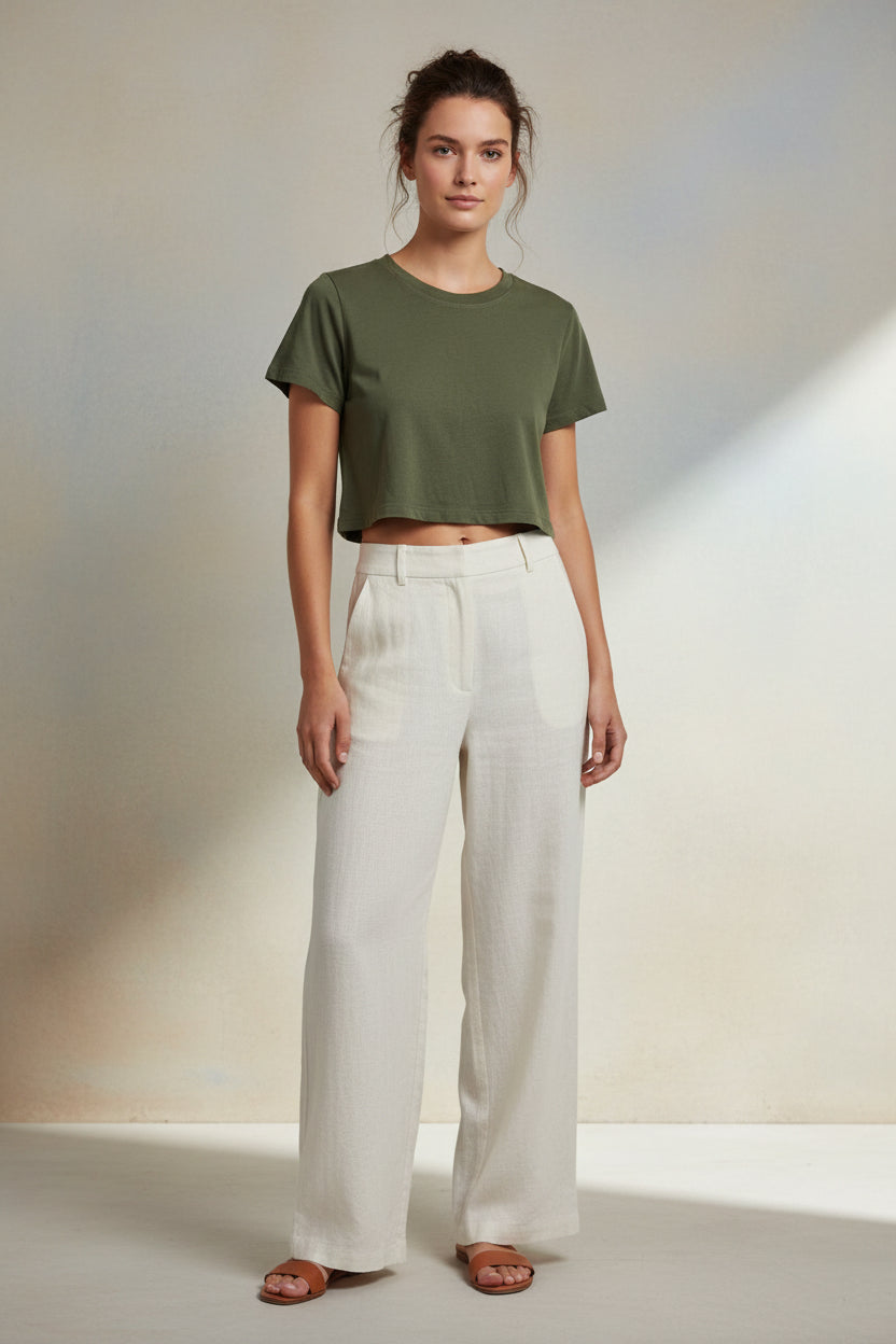Women’s Short Cropped T-Shirt