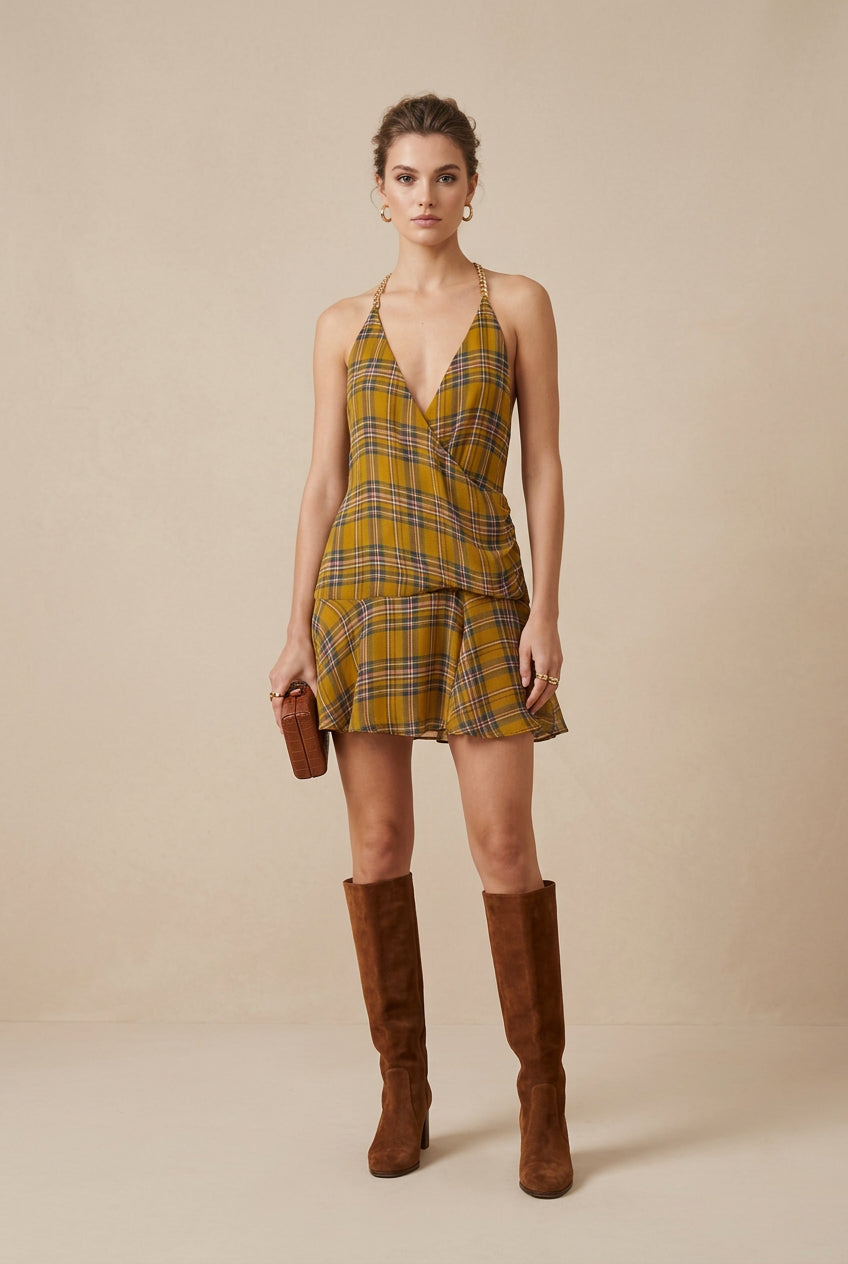 Women’s Tartan Plaid Dress