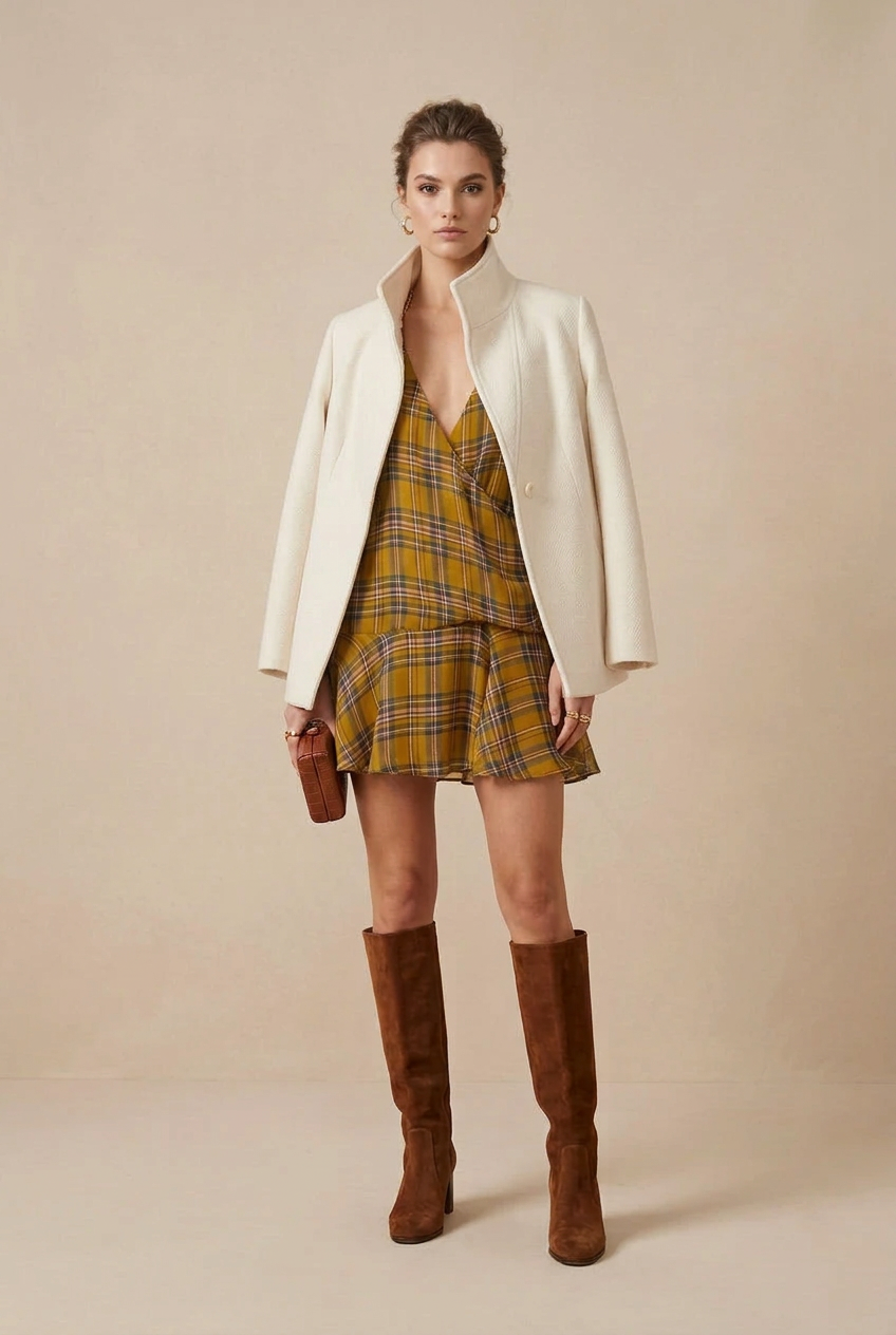 Women’s Tartan Plaid Dress