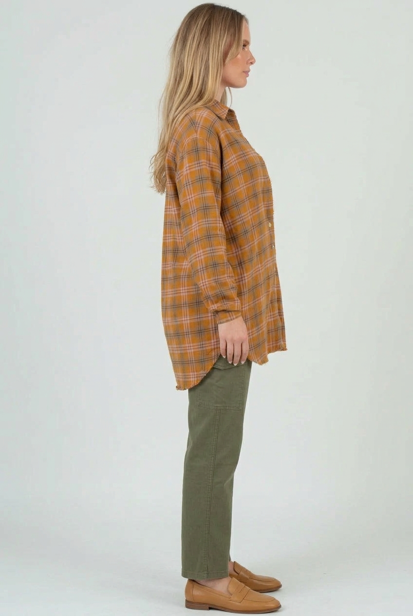 Women’s Plaid Flannel Tunic