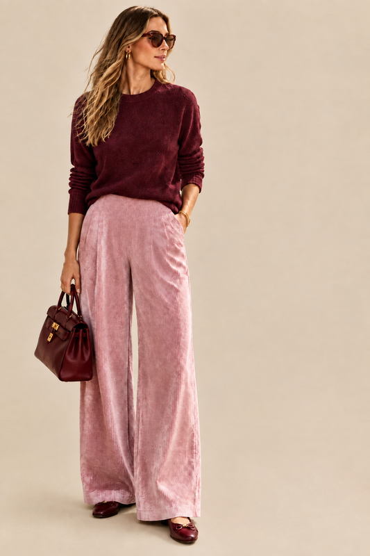 Women’s Front Pleat Corduroy Pants