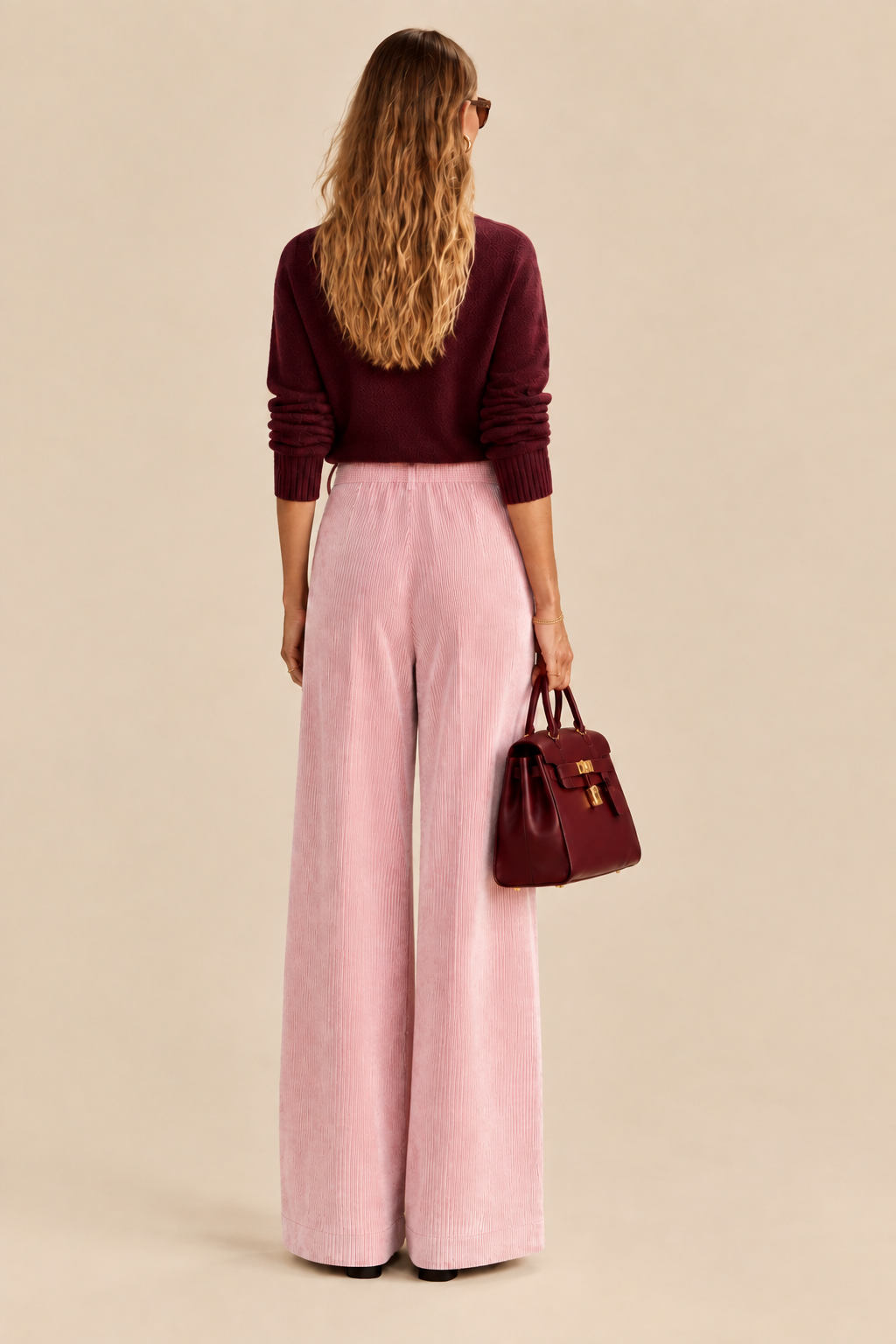 Women’s Front Pleat Corduroy Pants