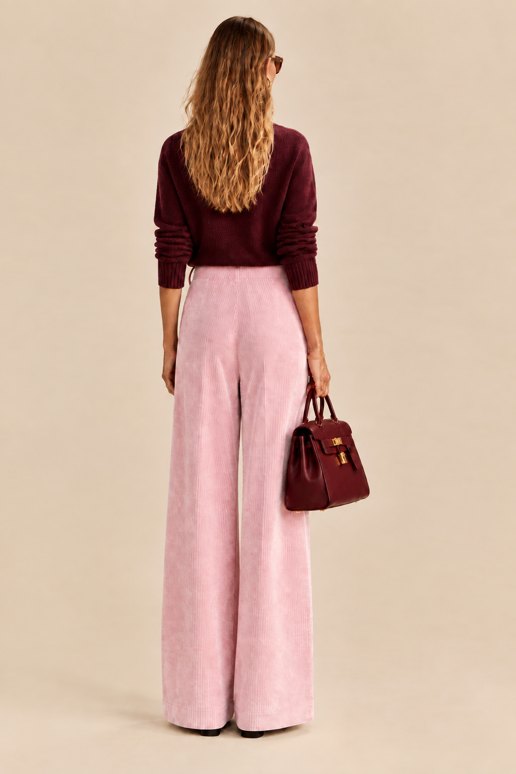 Women’s Front Pleat Corduroy Pants