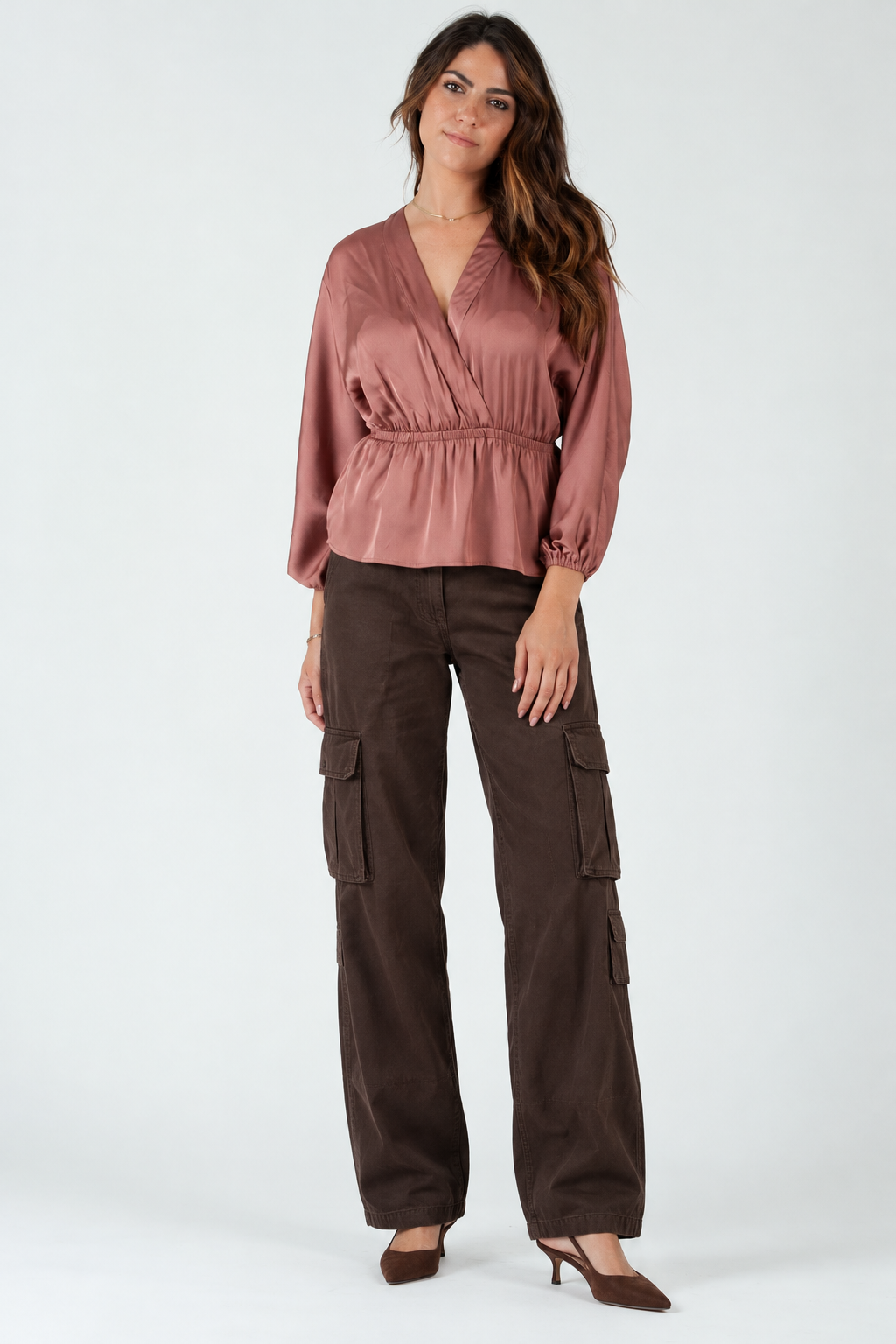 Women’s Brushed Satin Blouse