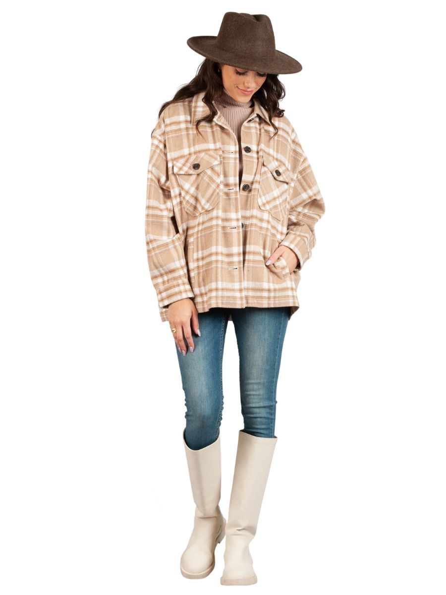 Women’s Plaid Flannel Shacket